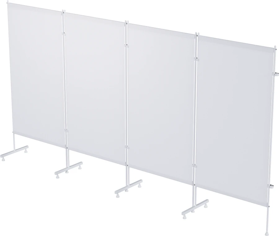 SHM-"MSK"(MSK-4301-01) Medical screen without wheels, four-sectional