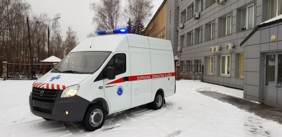 Medical service vehicle IAC-1767M6 based on GAZ A (Gazelle Next) vehicle of modifications A31R33, A31R23 petrol.