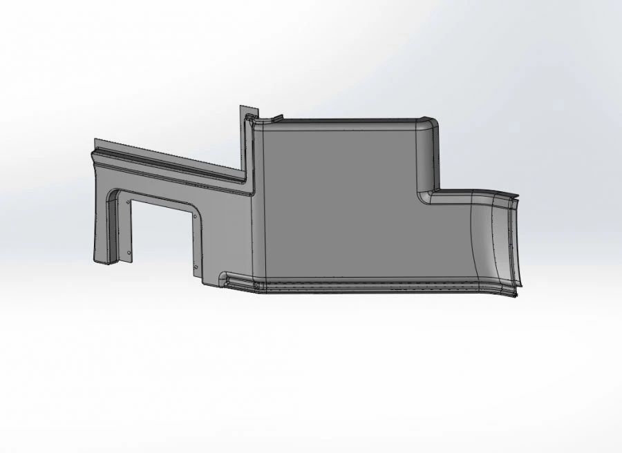 Engine compartment side trim 529230-5602231
