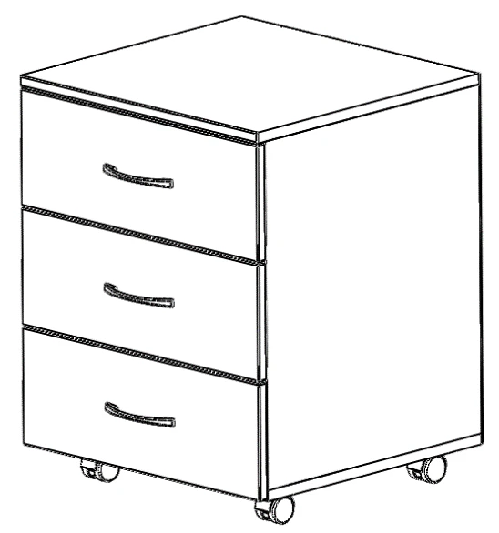 Trolley cabinet, TUV.23 models