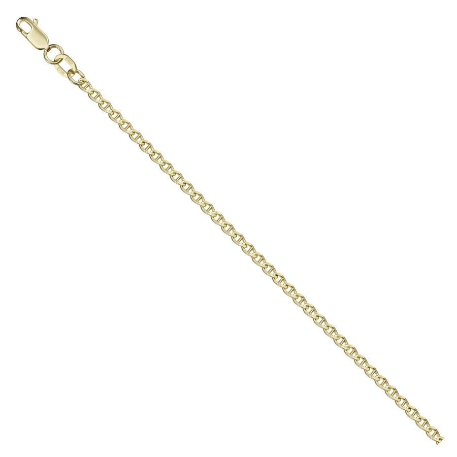 Bracelet in 585 yellow gold Gourmet rada perno with diamond facet NB15-072 0.6MM 19SM 2.4G