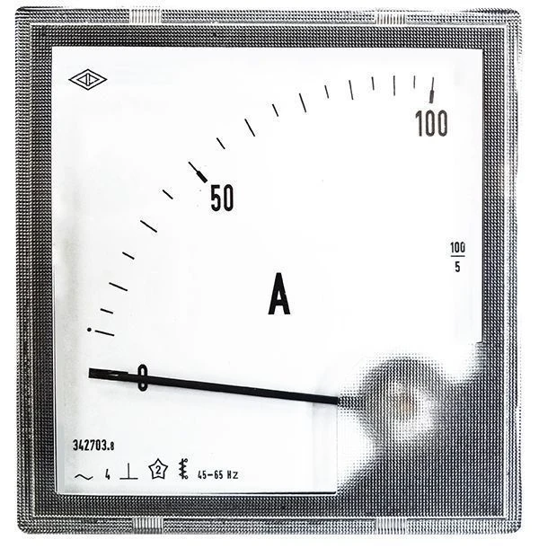 Panelboard microammeter, milliammeter, ammeter and voltmeter: version E42703.8