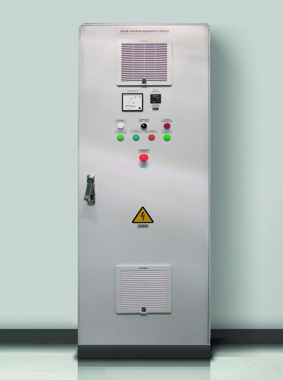 Power cabinet of emergency pump SH-6-0-60-0160-1220-1220-UHL4-IP54-OP