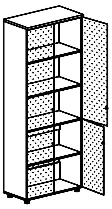 Filing cabinet 4105 "Rhythm" series