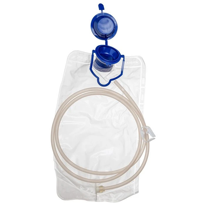Single-use irrigoscopy and bowel lavage device, version III with No. 3 tip and lid (mug)