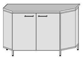 Metal end table