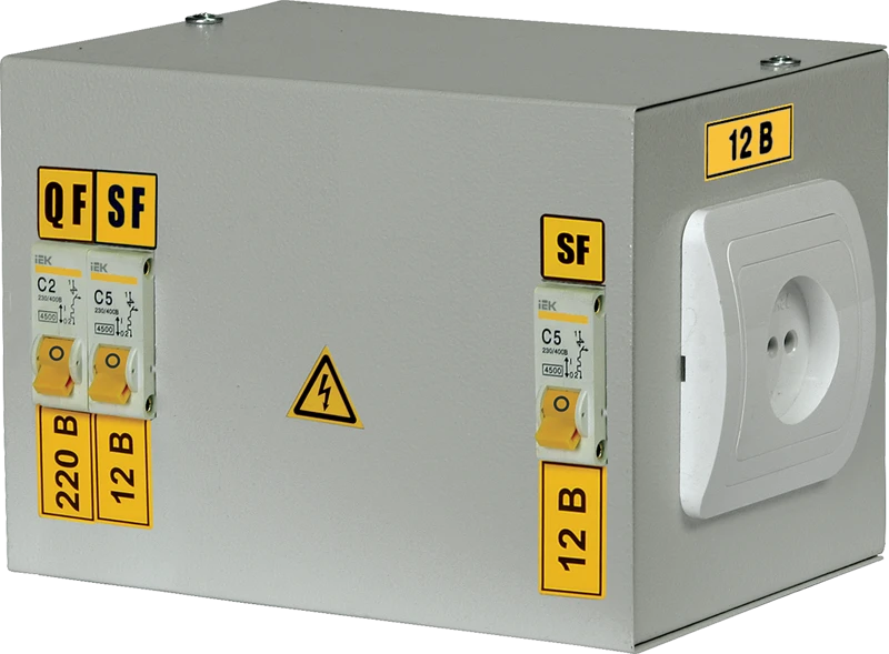 MTT12-012-0250 Box with lower transform. YATP-0,25 230/12-2-2 36 UHL4 IP30 IEK