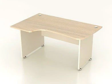 Ergonomic left table K30 of "Modern" series