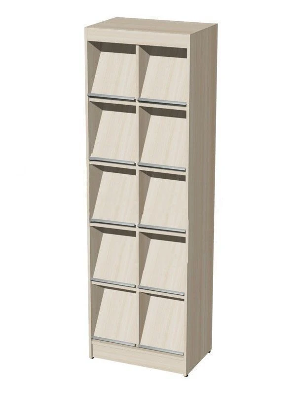 Library shelving unit