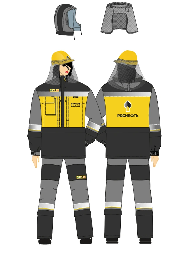 Women's suit for protection against harmful biological factors, against elevated temperatures, model ??_???_??_????_? (jacket, t