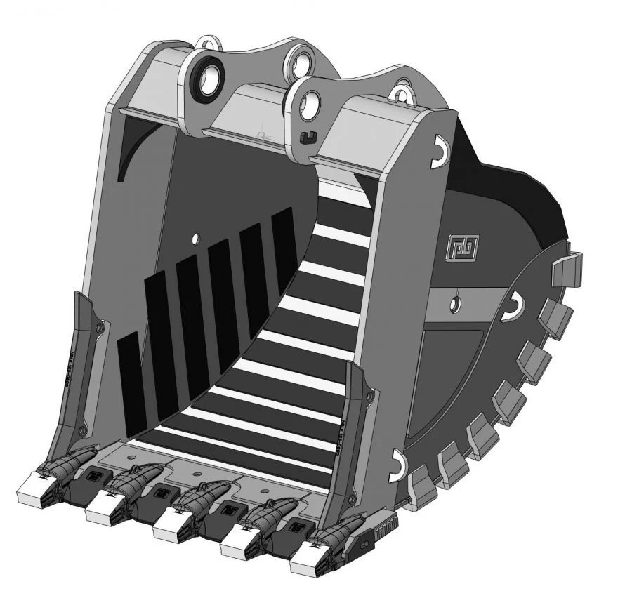 Reinforced rock bucket RDH6.7PR/65SV2