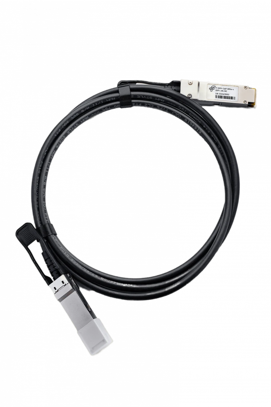 Cable assemblies FT-QSFP+-CabP-AWGXX-X