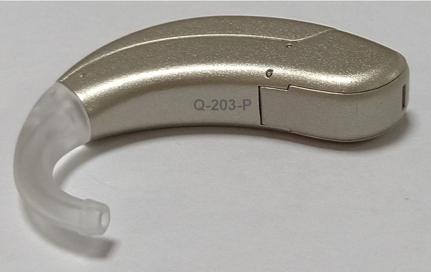 Digital programmable behind-the-ear hearing aid "Q-ton" in "Q-203-P" version
