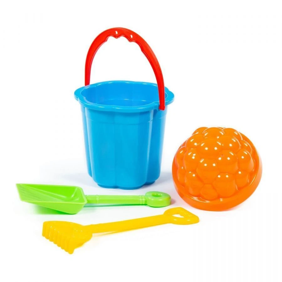 Set No. 65: small flower bucket, small shovel No. 3, small rake No. 3, 1 mould, item 3584