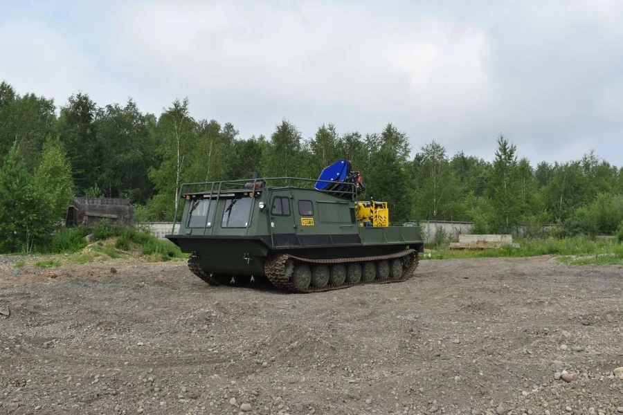 Multifunctional lift on the basis of snow-swampers, model TG-126-09