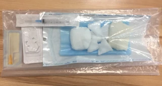 Ophthalmological matoset, surgical, sterile under the trade mark matopat according to TU 32.50.13-069-11736425-2019
