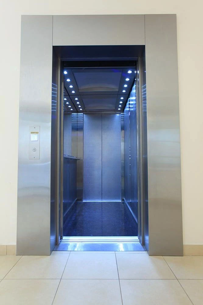 Electric freight-passenger lift