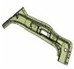 Reinforced left rack, article no.9680648580