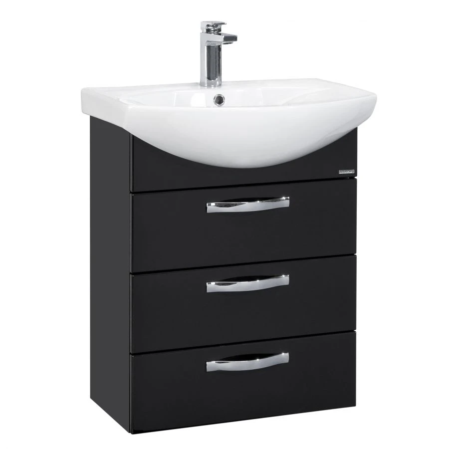 Cabinet under sink Aquaton Aria 50 H black gloss 1A140201AA9501.A140.2.01A.A95.0