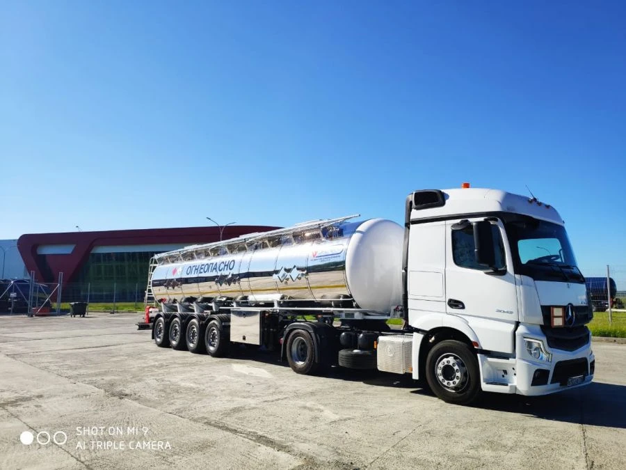 Slurry tank semi-trailer type SF4 modification SF4E