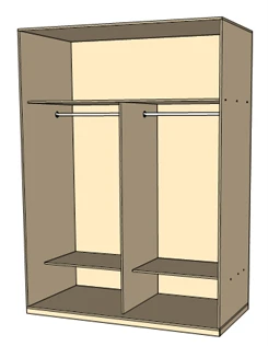 Compartment cupboard Type1