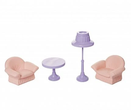 Living room "Little Princess" mini (soft pink)