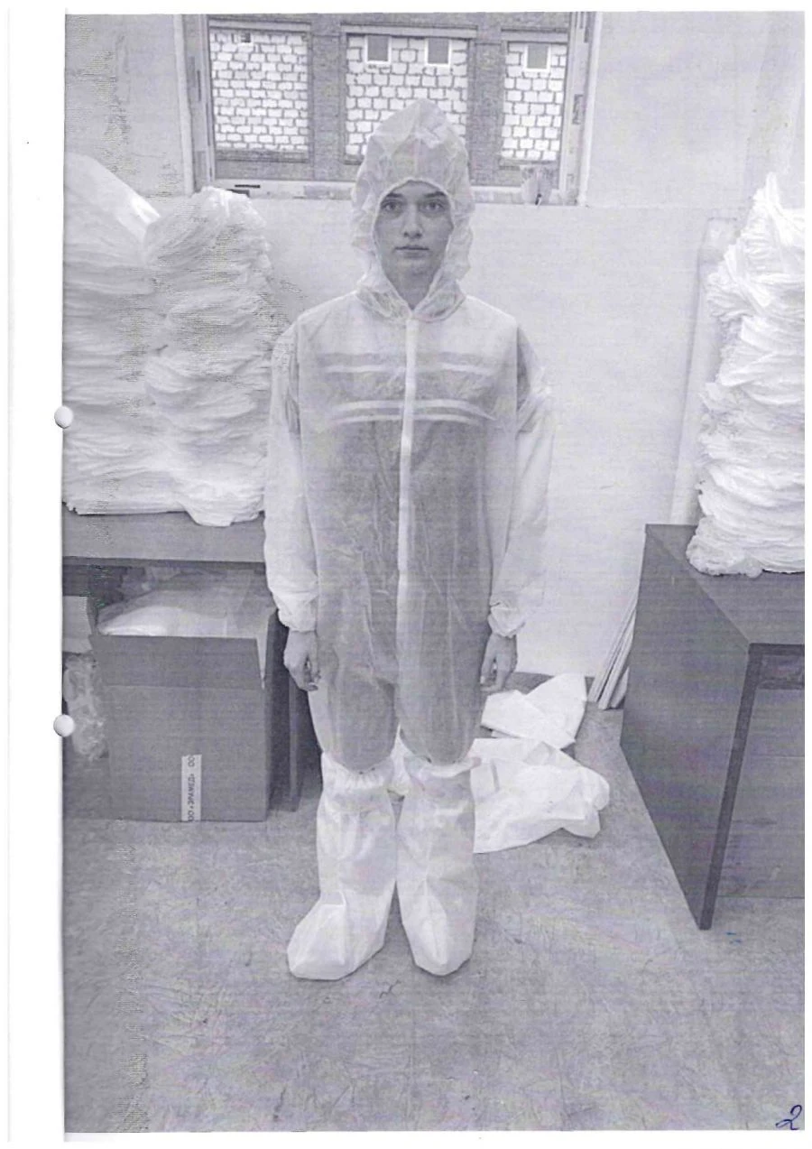 Disposable insulating coverall according to TU 32.50.50-017-44256373-2021