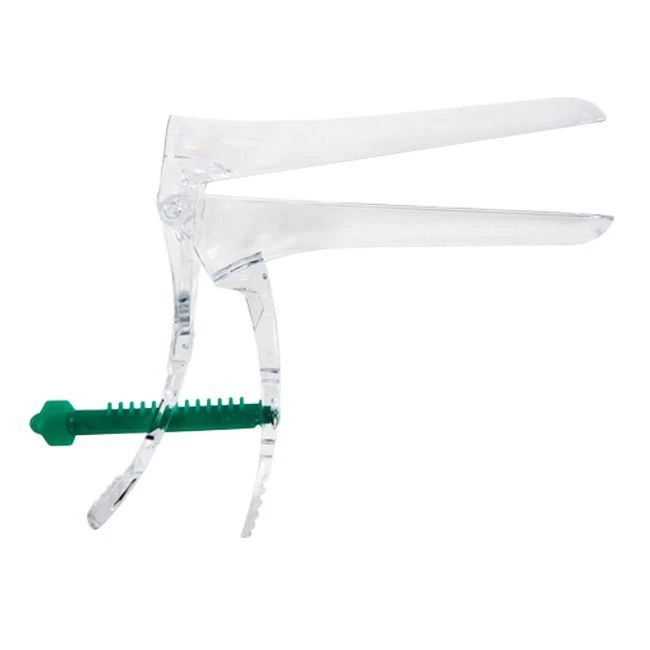 Polymer gynaecological mirror by Cusco ? 3 (L) transparent with central screw fixator disposable with