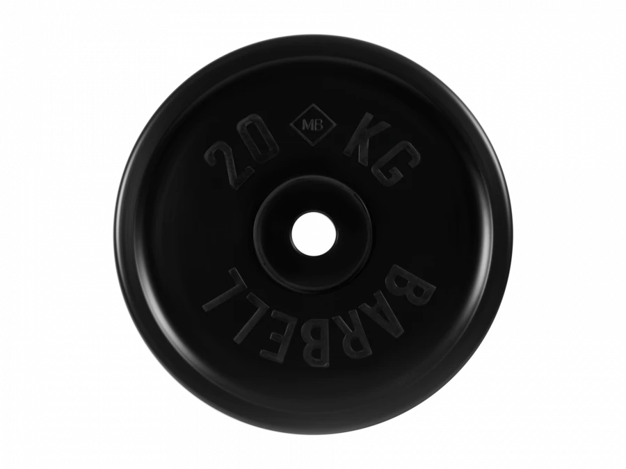 MB-PltBE-20 Rubber disc Euro-Classic, black, 51 mm, 20 kg