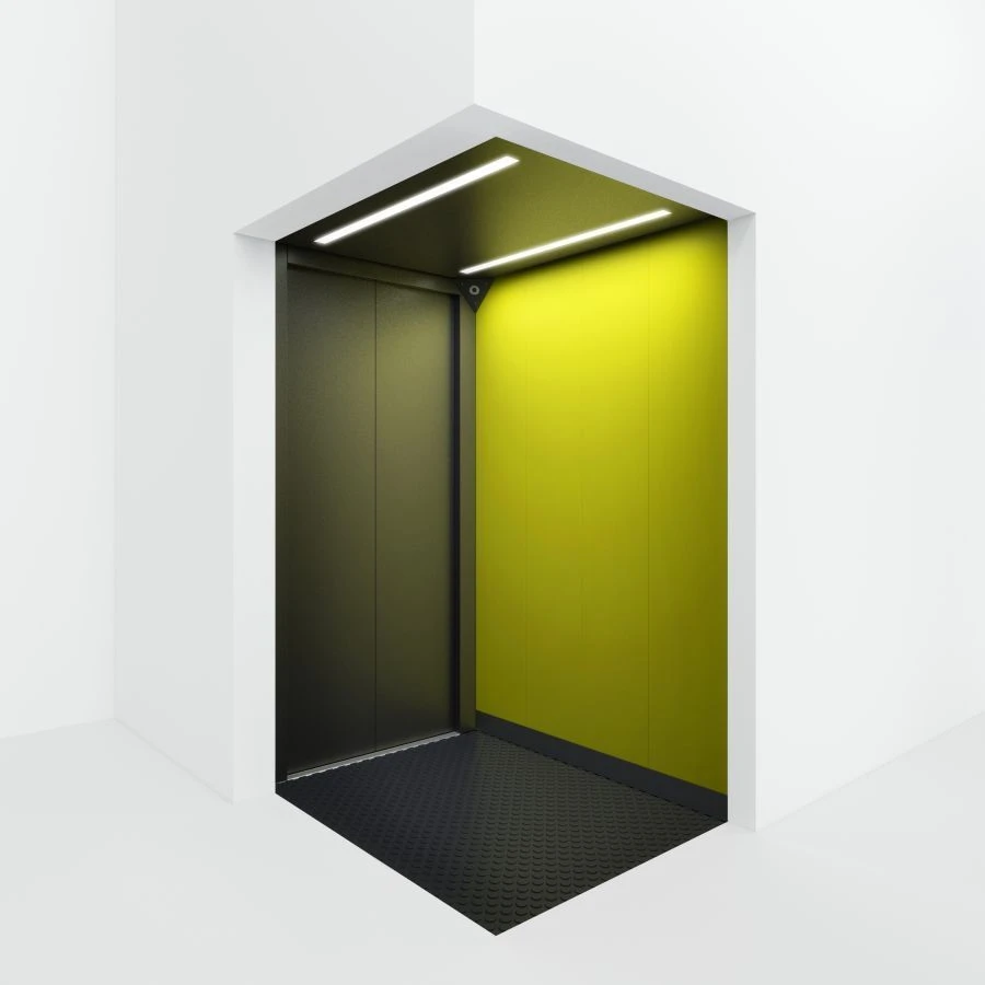Electric passenger lift 400 kg, 2 m/s, EI60, without machine room