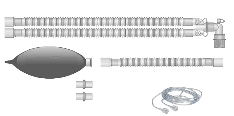 5956:Respiratory devices for combined use with anaesthetic and resuscitation equipment, design variant: