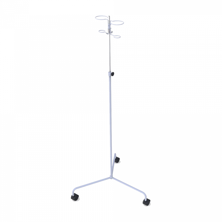 SHVTK-03 Telescopic tripod for prolonged infusion on three legs with wheels