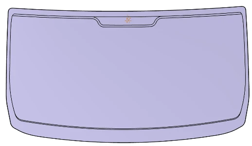 GAZ LCV windscreen (colour C+C) Code 00223LFW00001