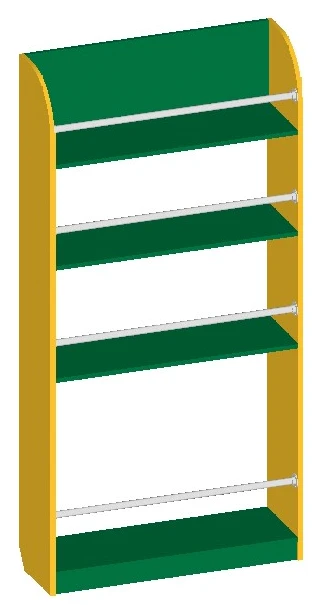 Rack for sports hall (storage of sports equipment) art.S.04.27