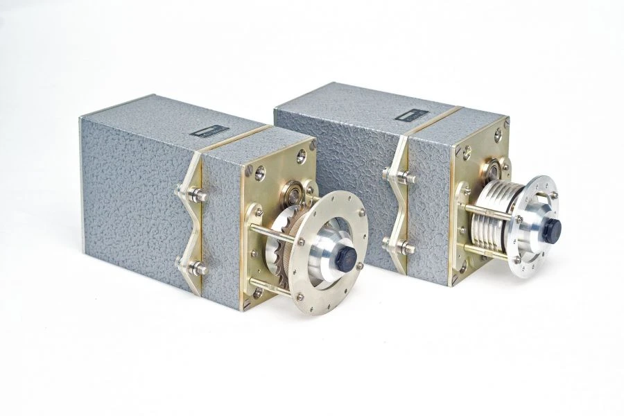Converter aviation universal electric drive unit BP-42T for converting electric signals from the calculator unit