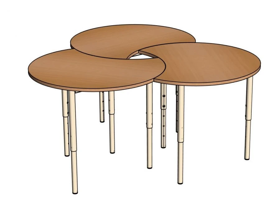 Metal-framed "Kapelka" table / SD36