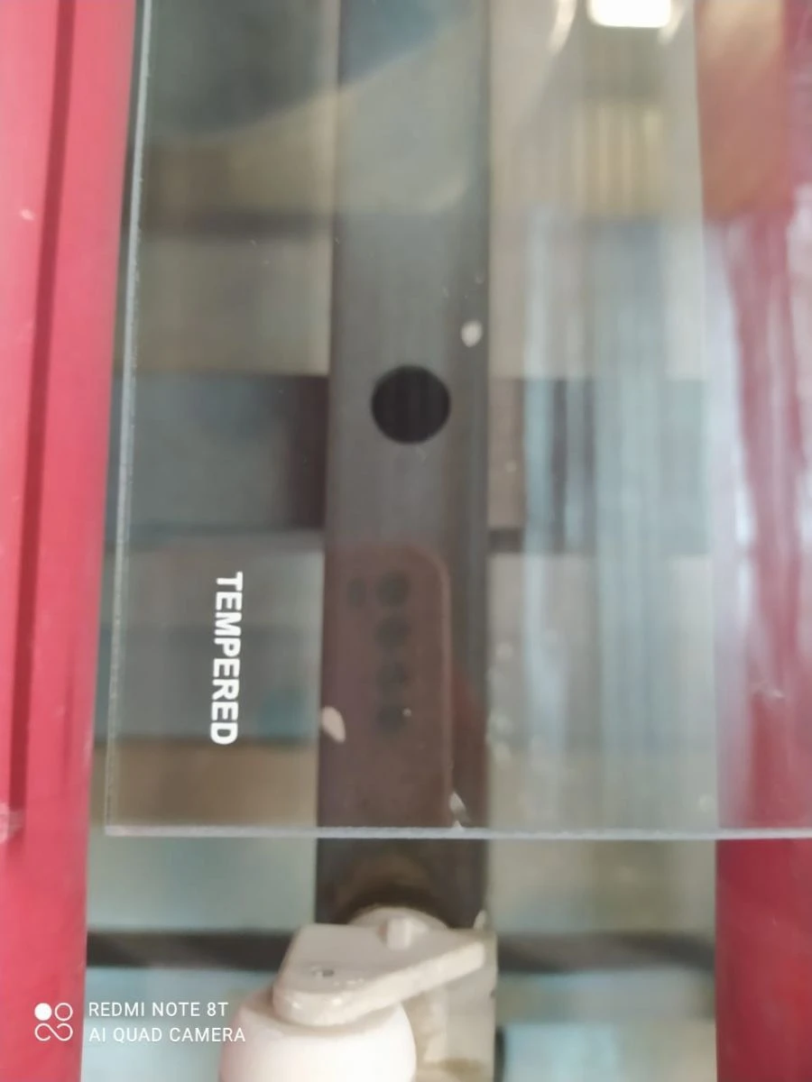 Tempered glass of M0 model in a range of thicknesses