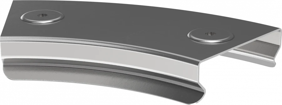 CPG01D-0-45-080-08 Smooth turn cover. 45° type G01 ESCA 80mm IEK
