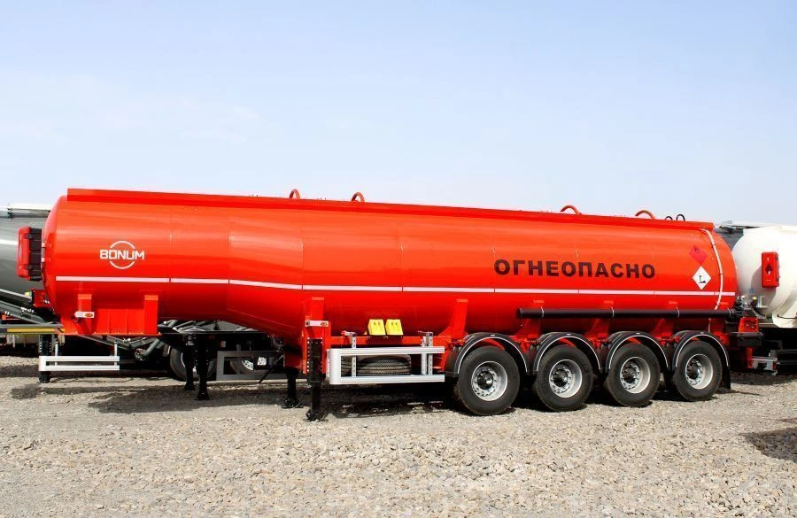 Semi-trailer tank truck BONUM 914221 (modification 914221-02)