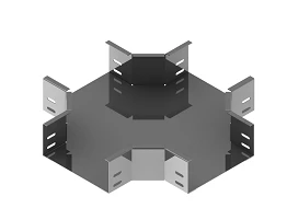 Cross-shaped tray ONL 000x000 X, with overall dimensions from 100x40 mm to 600x200 mm, with metal thickness from 1,0 mm to 2,0 m