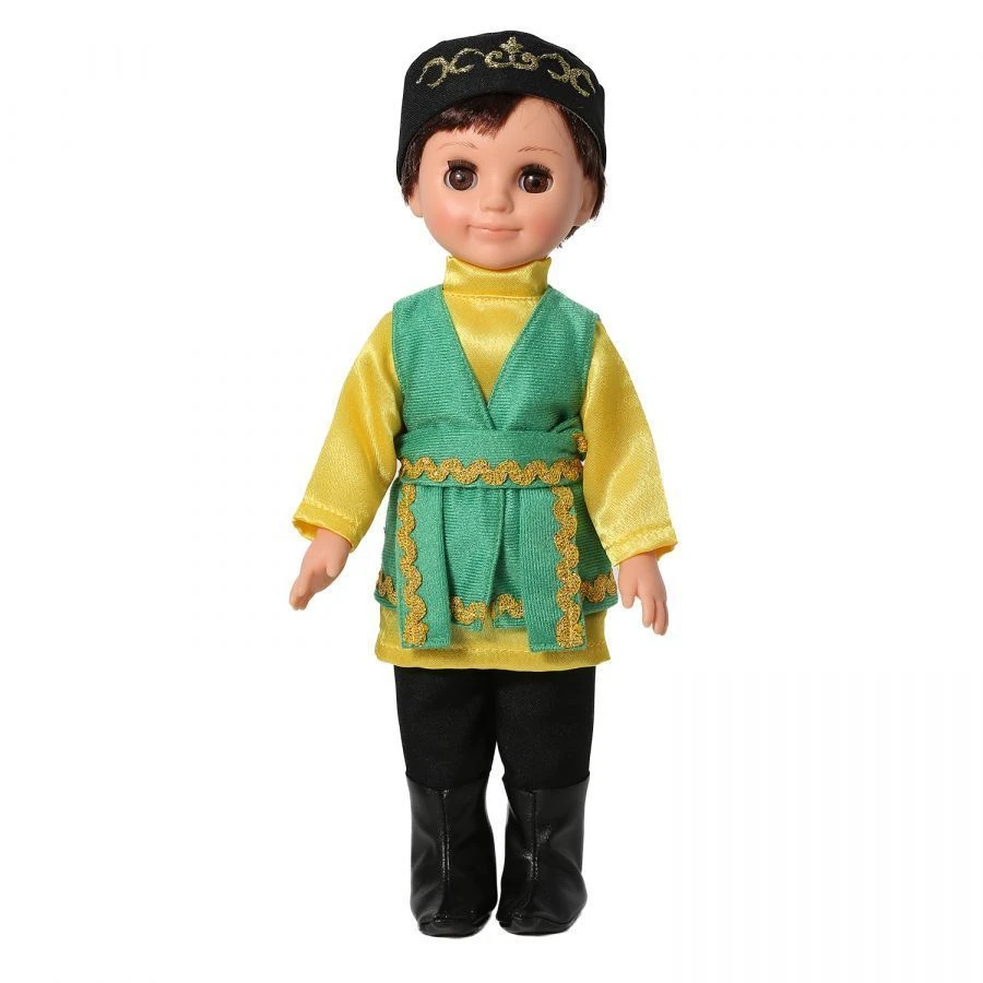 Plastic doll Boy in Tatar costume, B3914
