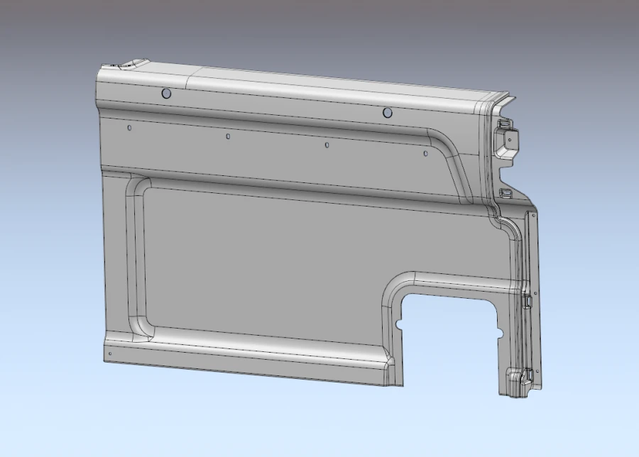 Front left-hand side trim A66 R33-5402081