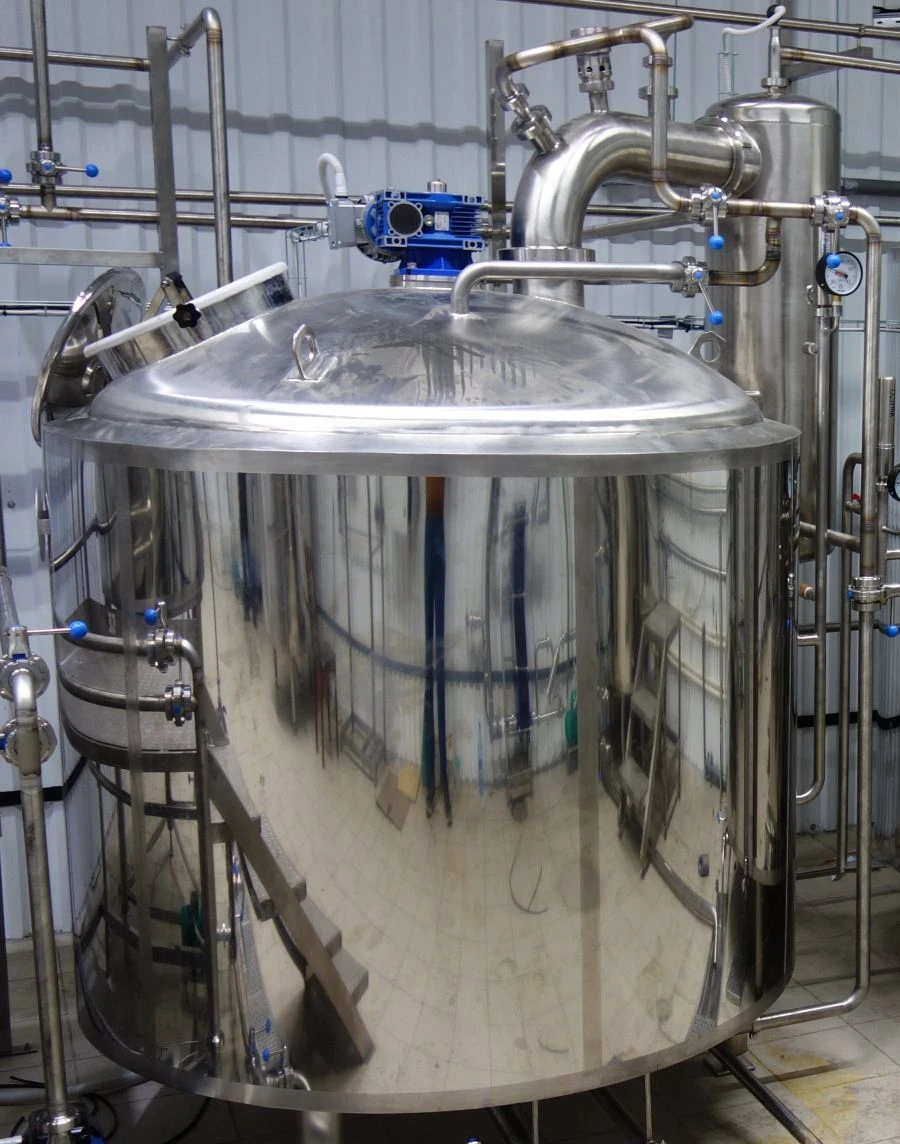 Boiling apparatus ZSA, capacity 50-50000 litres (0,05-50 cubic metres), manufactured according to TU 5131-003-53838447-2014.