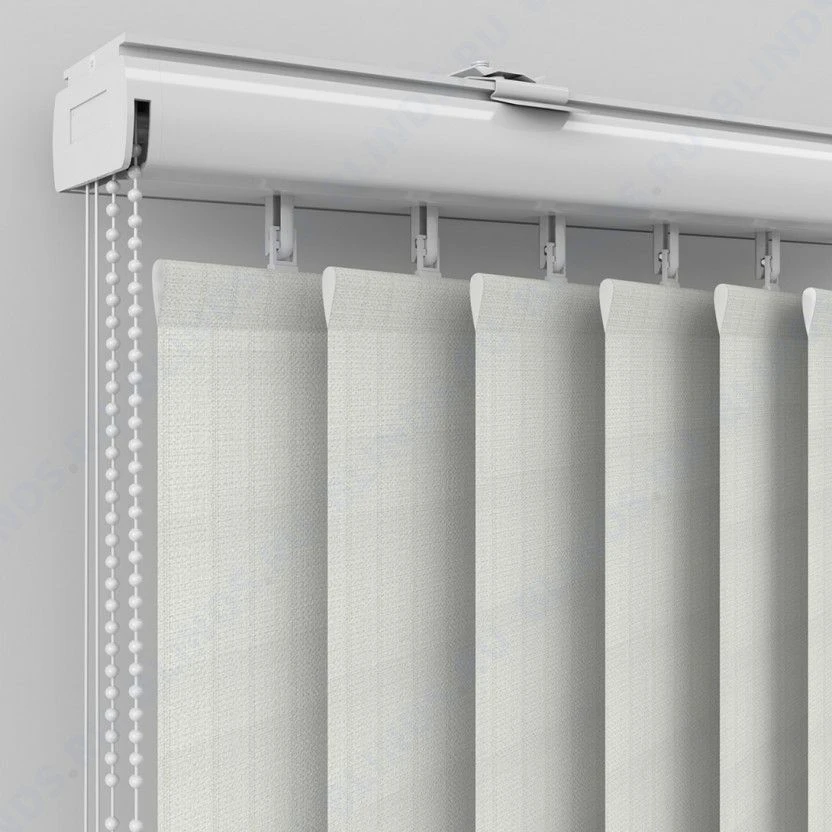 Vertical blinds. Fabric.