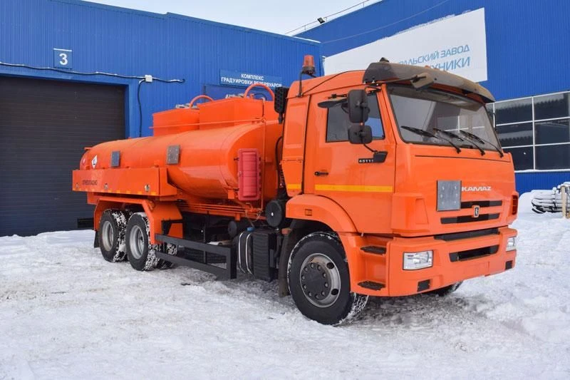 Tank truck (AC), UZST brand, type UZST04, modification 6619A-25 on KAMAZ 65115-A5, 65115-50, 65115-RR, 65115-RS chassis.