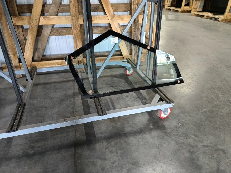 Glass BARS 3000 DAG 867.2 TZ sidewall bottom closure. SHTP 936/400*360/297*4