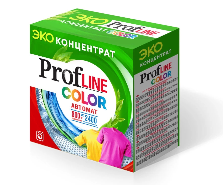 Universal Powder Laundry Detergent "ProfLine Color Eco Concentrate Automatic