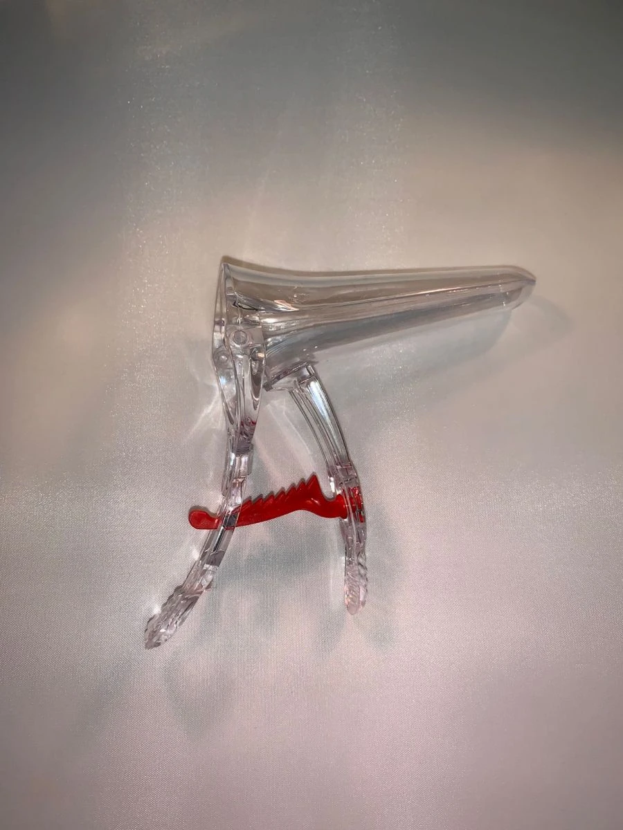 Sterile disposable polymer vaginal mirror, Type 3, size S