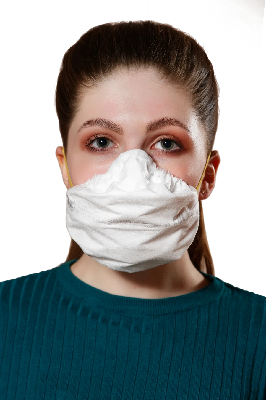 Filtering half-mask for protection against aerosols "Respirator "Lepestok-5 SB" FFP1 NR D".