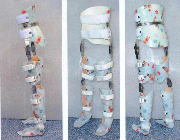 Apparatus for lower limbs and torso (orthosis)